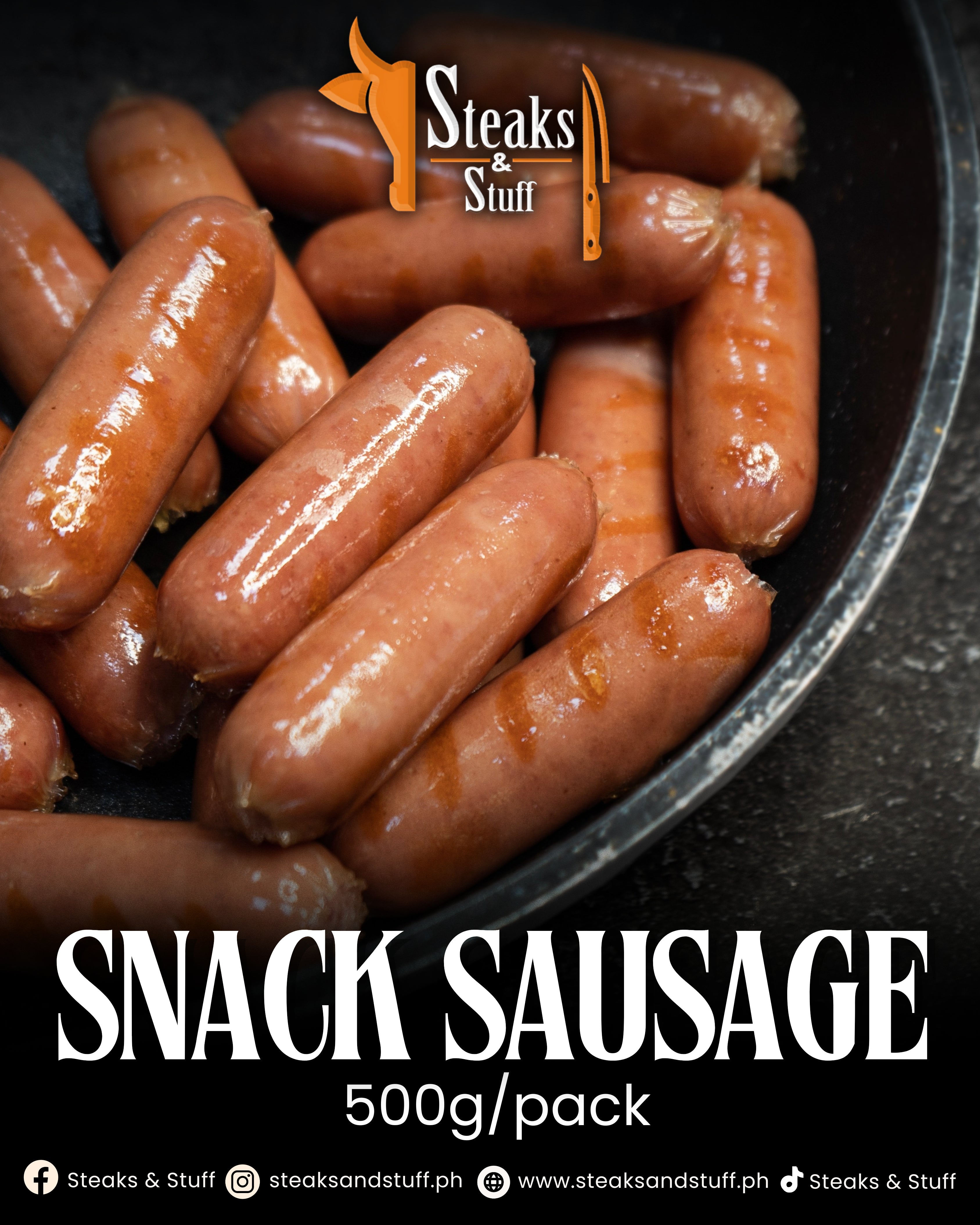 Steaks & Stuff Snack Sausage || 500g