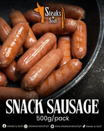 Load image into Gallery viewer, Steaks &amp; Stuff Snack Sausage || 500g
