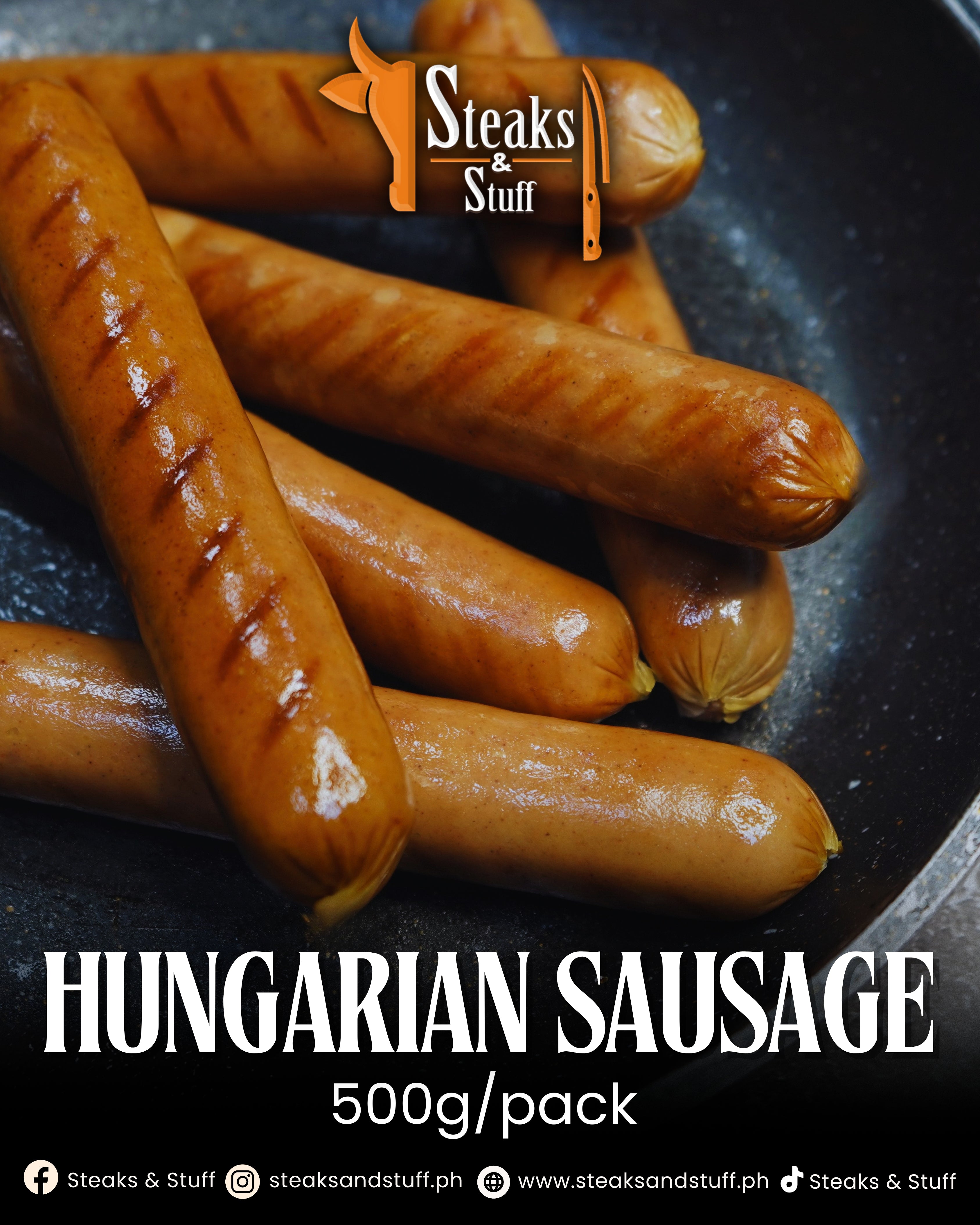 Steaks & Stuff Hungarian Sausage  || 500g
