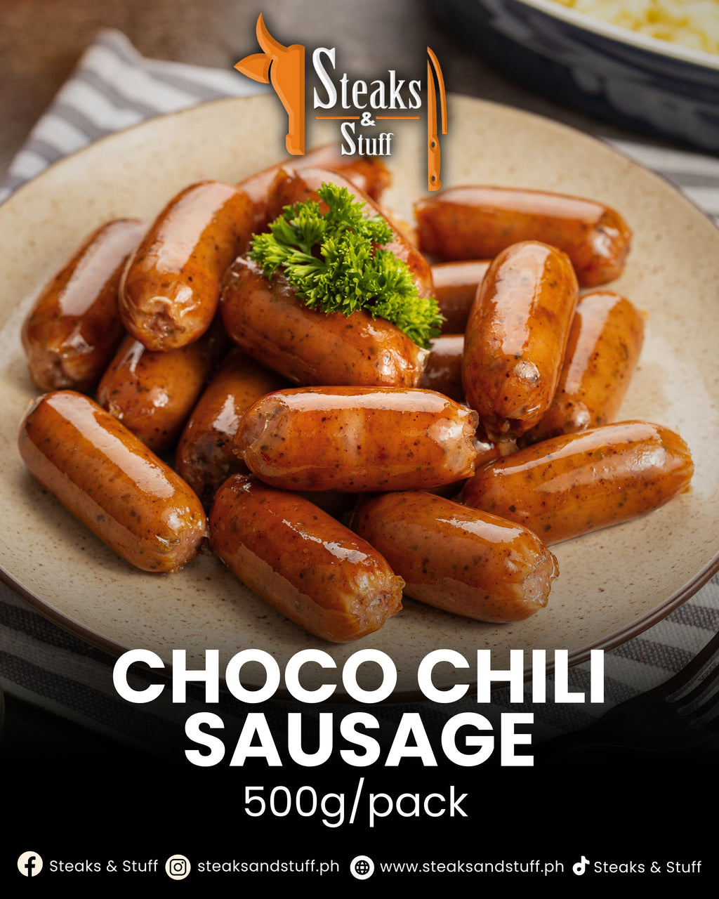 Steaks & Stuff Choco Chili Sausage