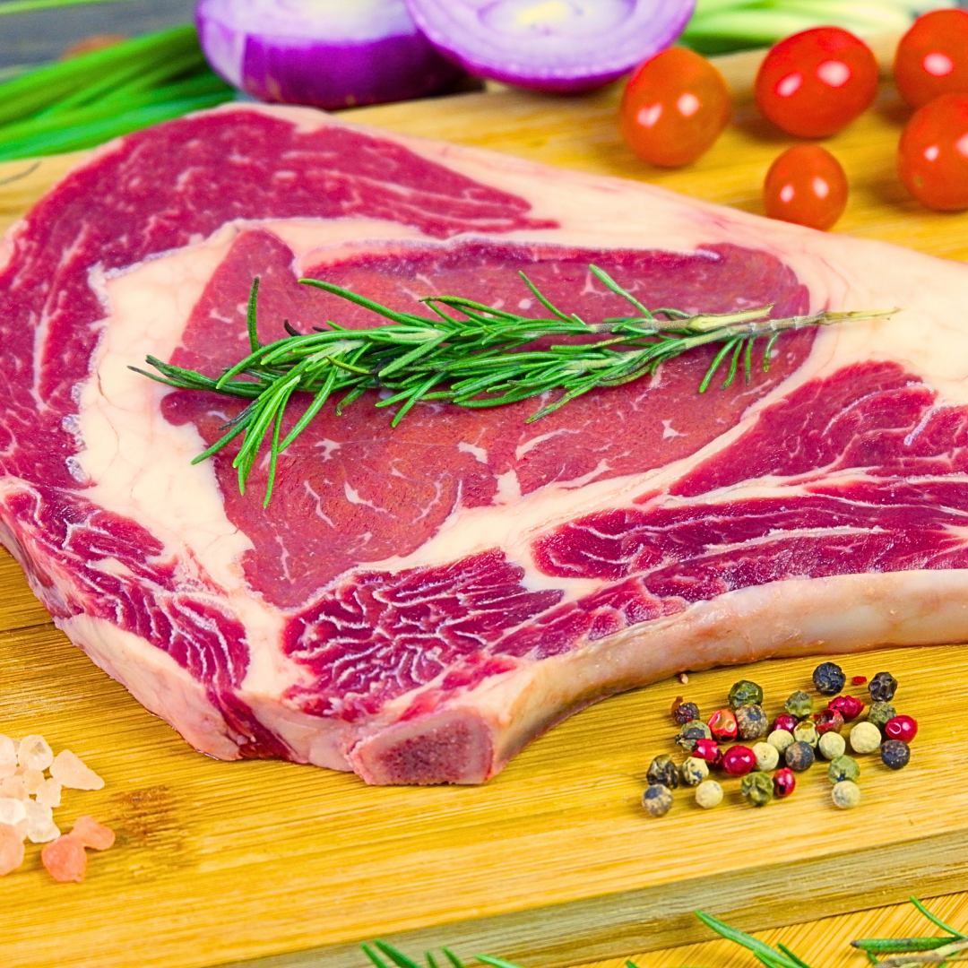 U.S. RIB EYE BONE IN, CHOICE GRADE || 400g