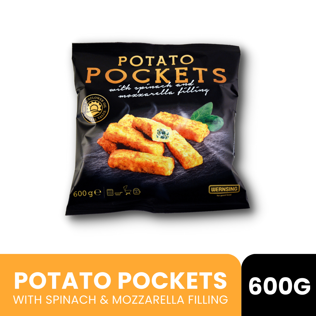 Potato Pockets with Spinach and Mozzarella Filling | 600g