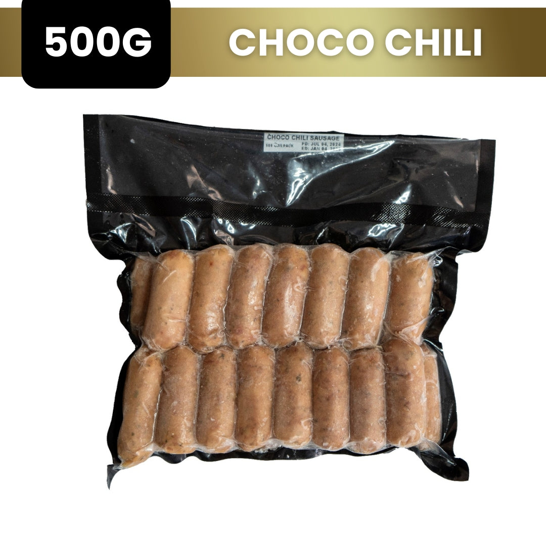 STEAKS & STUFF CHOCO CHILI SAUSAGE || 500g