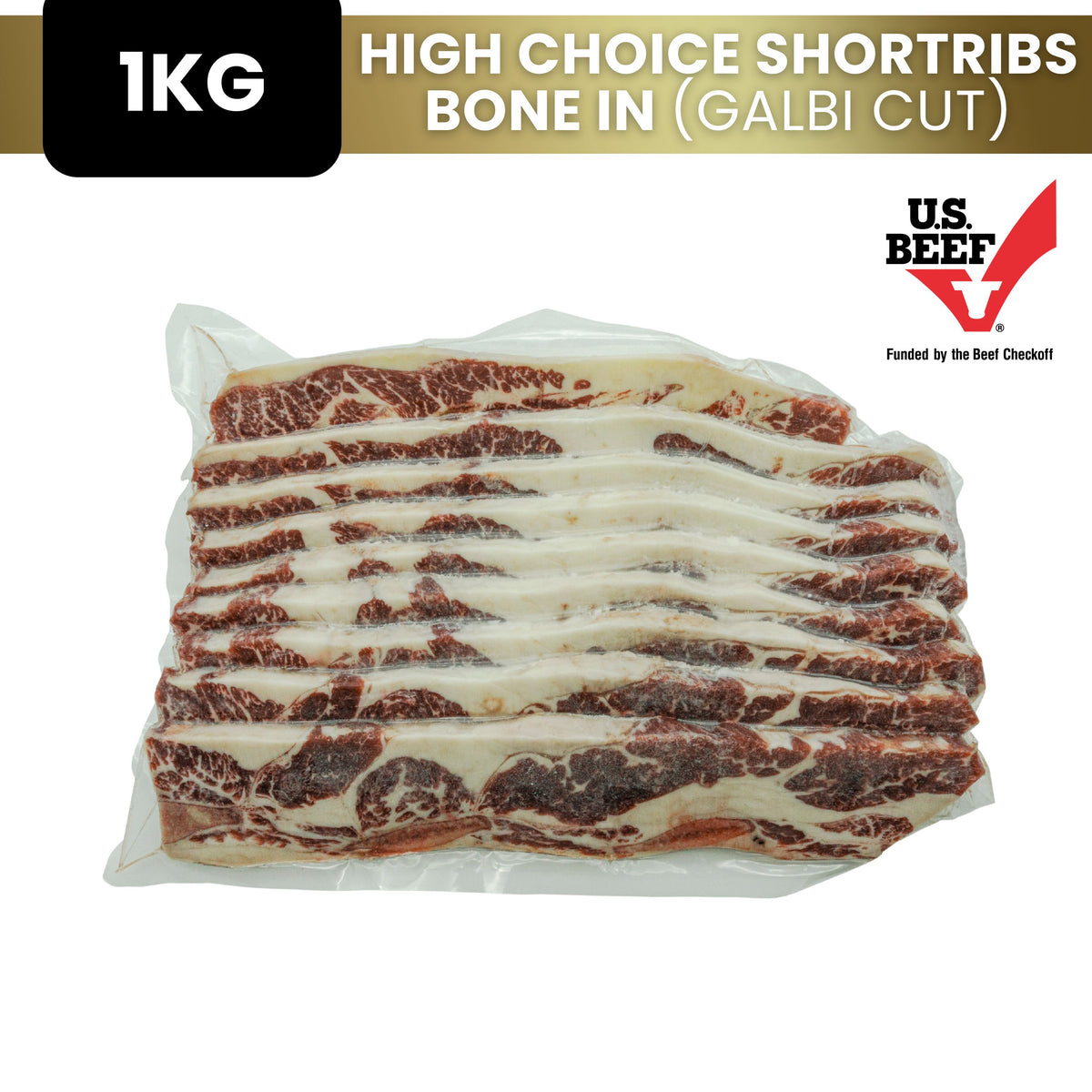High Choice Shortribs Bone In (Galbi Cut)