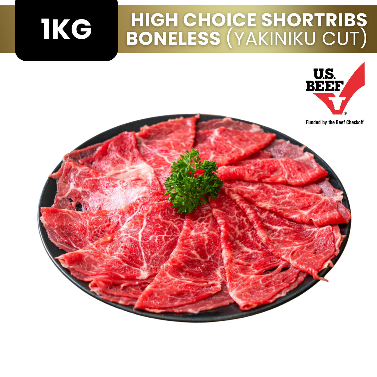 High Choice Shortribs Boneless  (Yakiniku Cut)