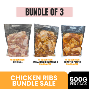 Chicken Ribs Bundle Sale | 3 Variants (1.5KG)