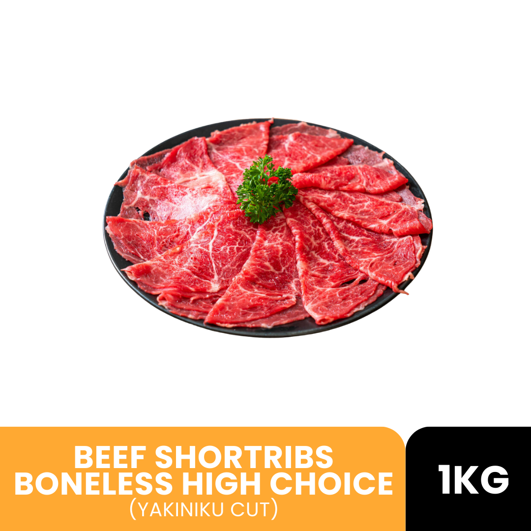 Beef Shortribs High Choice Yakiniku Cut (3mm) 1kg