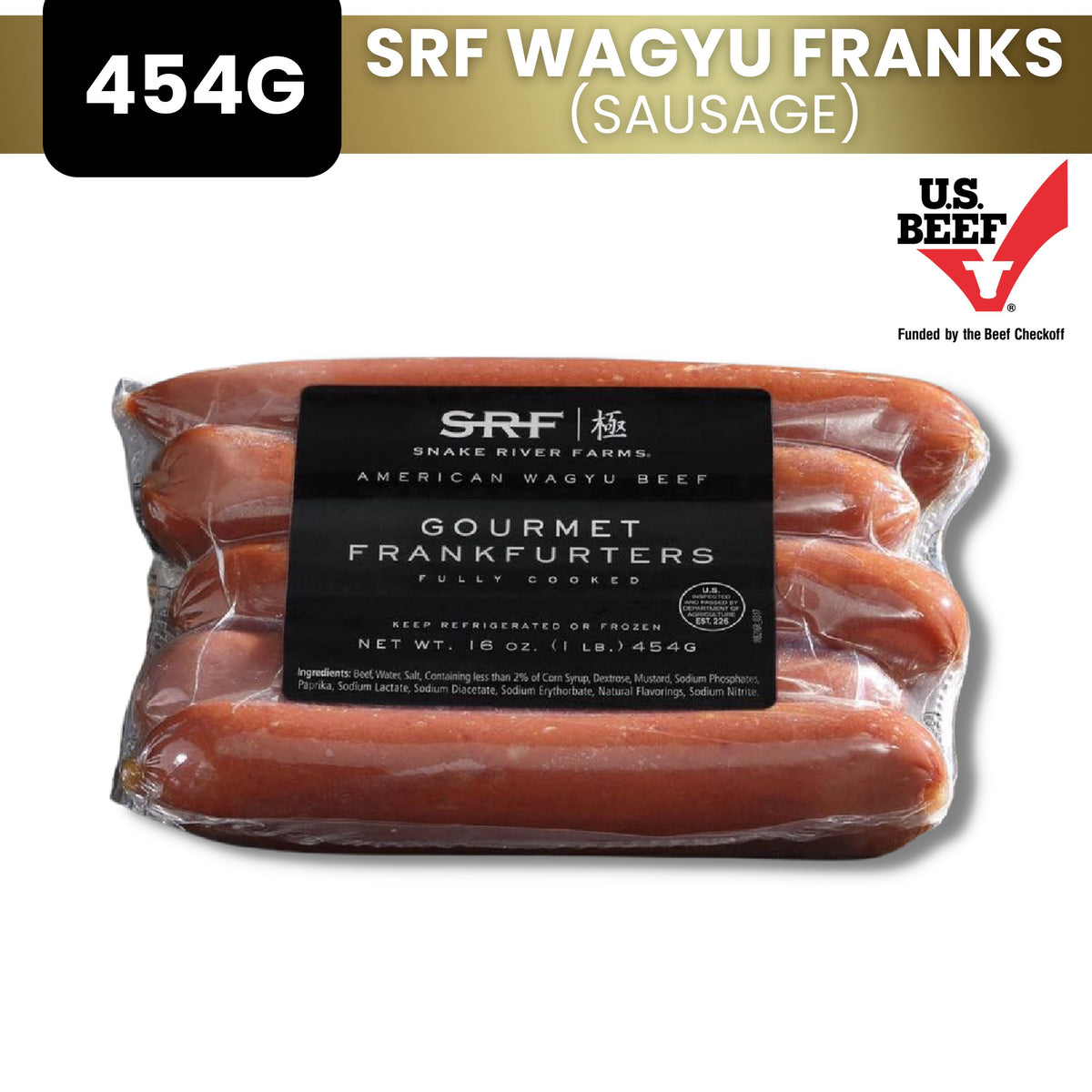 SRF Wagyu Franks (Sausage)