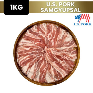 U.S. PORK SAMGYUPSAL (PORK BELLY) || 1kg