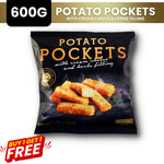 Load image into Gallery viewer, BUY 1 TAKE 1 POTATO POCKETS WITH SPINACH AND MOZARELLA FILLINGS | WERNSING | 600G
