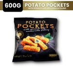 Load image into Gallery viewer, BUY 1 TAKE 1 POTATO POCKETS WITH SPINACH AND MOZARELLA FILLINGS | WERNSING | 600G
