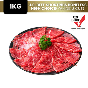 Beef Shortribs High Choice Yakiniku Cut (3mm) 1kg