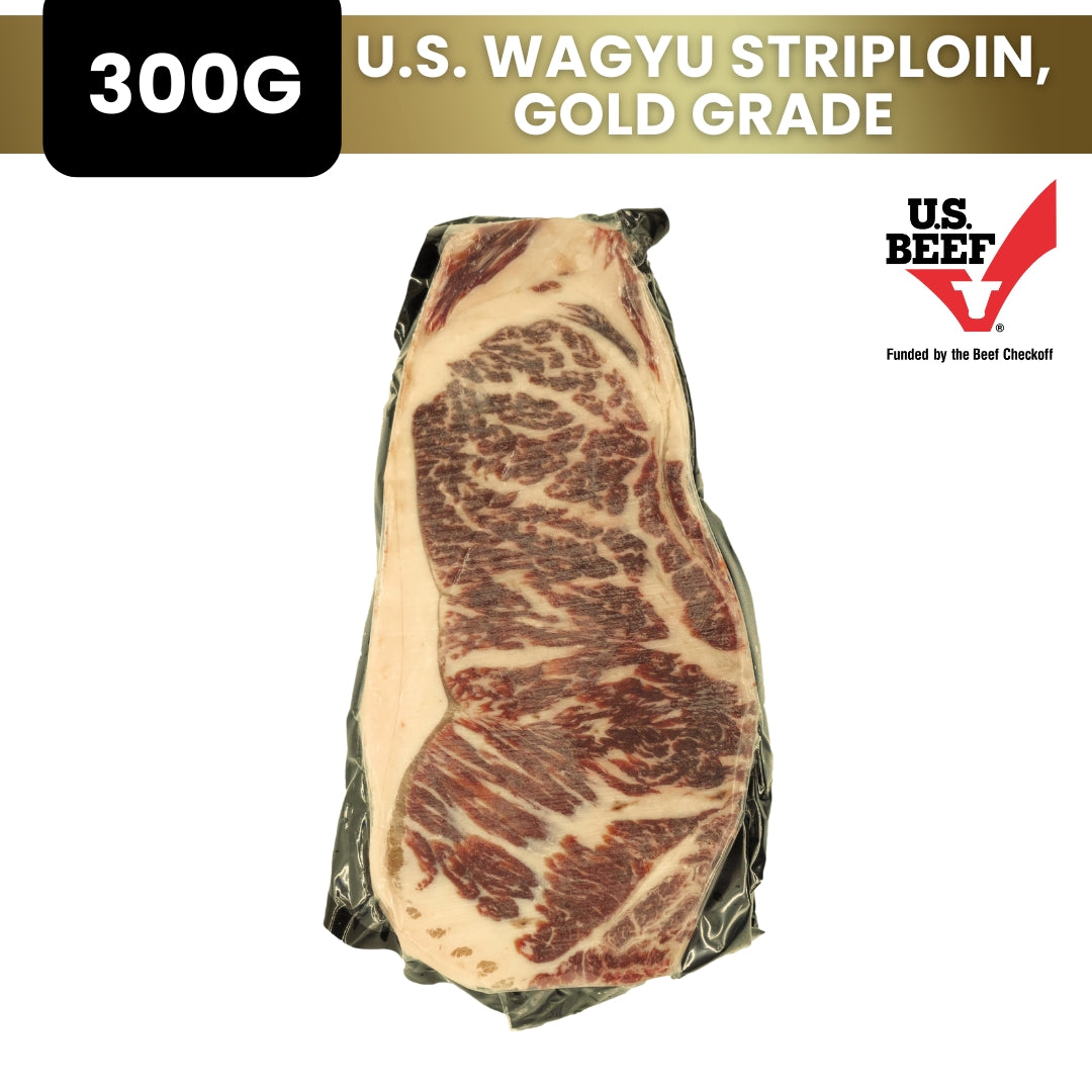 U.S. WAGYU STRIPLOIN, GOLD GRADE || 300g